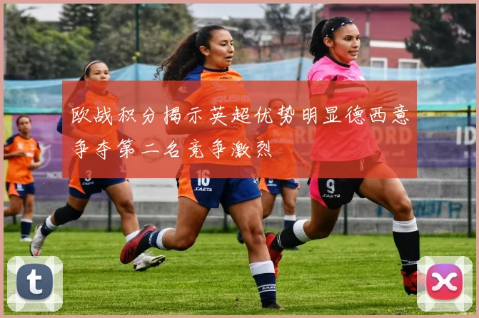 欧战积分揭示英超优势明显德西意争夺第二名竞争激烈