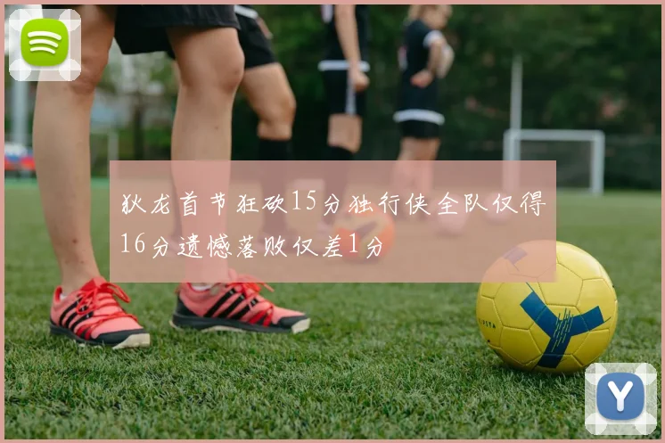 狄龙首节狂砍15分独行侠全队仅得16分遗憾落败仅差1分